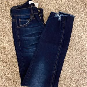 Pink lily kristy dark wash jeans